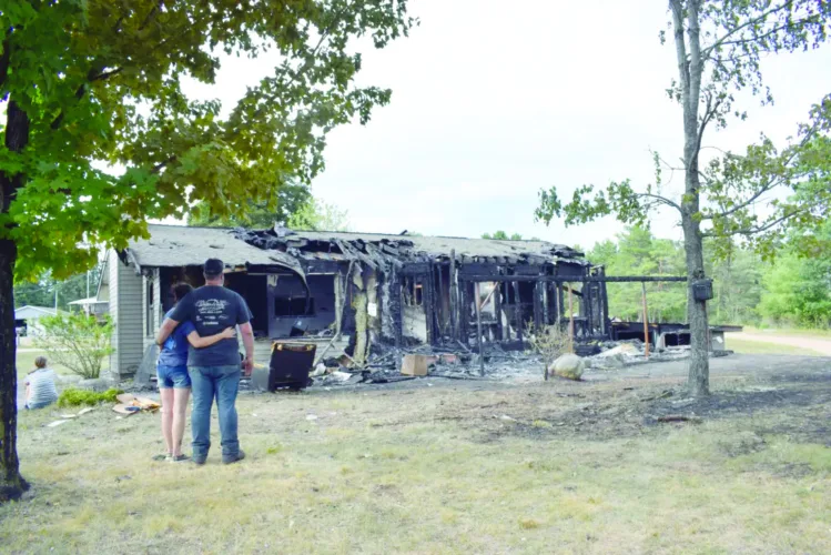 Fire in Dickinson County
